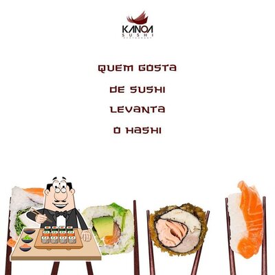 No Kanoa, você pode tentar sushi