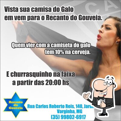 A publicidade apresenta informações sobre o Recanto do Gouveia