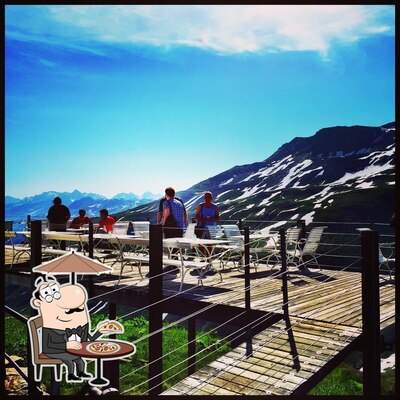 La parte esterna è una caratteristica importante di Restaurant Furkablick