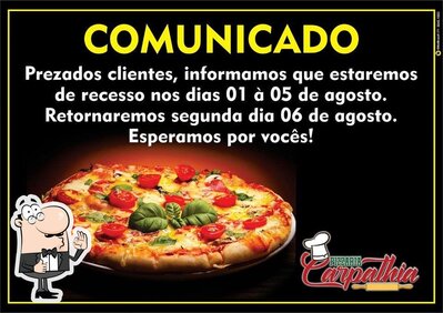Aqui está a publicidade do Pizza Mia