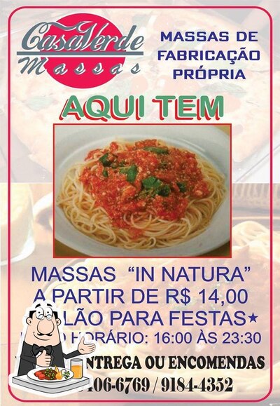 Comida em Casa Verde Massas
