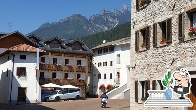 Puoi goderti l'aria fresca dal dehors di Bar K2 a Claut