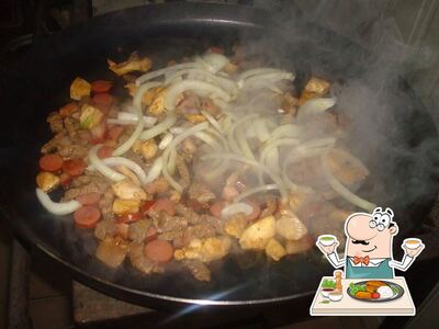 Platos en Entrevero no Pão Esteio RS