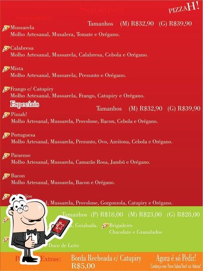 Leia as informações sobre o Pizzah
