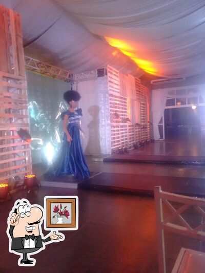 O interior do Bar Manga Rosa