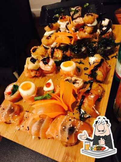 Comida em Kobu Sushi