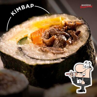 Presenteie-se com sushi no O Koreano