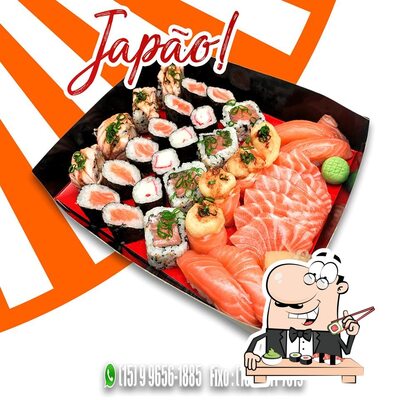 No Dashi Delivery, você pode tentar sushi