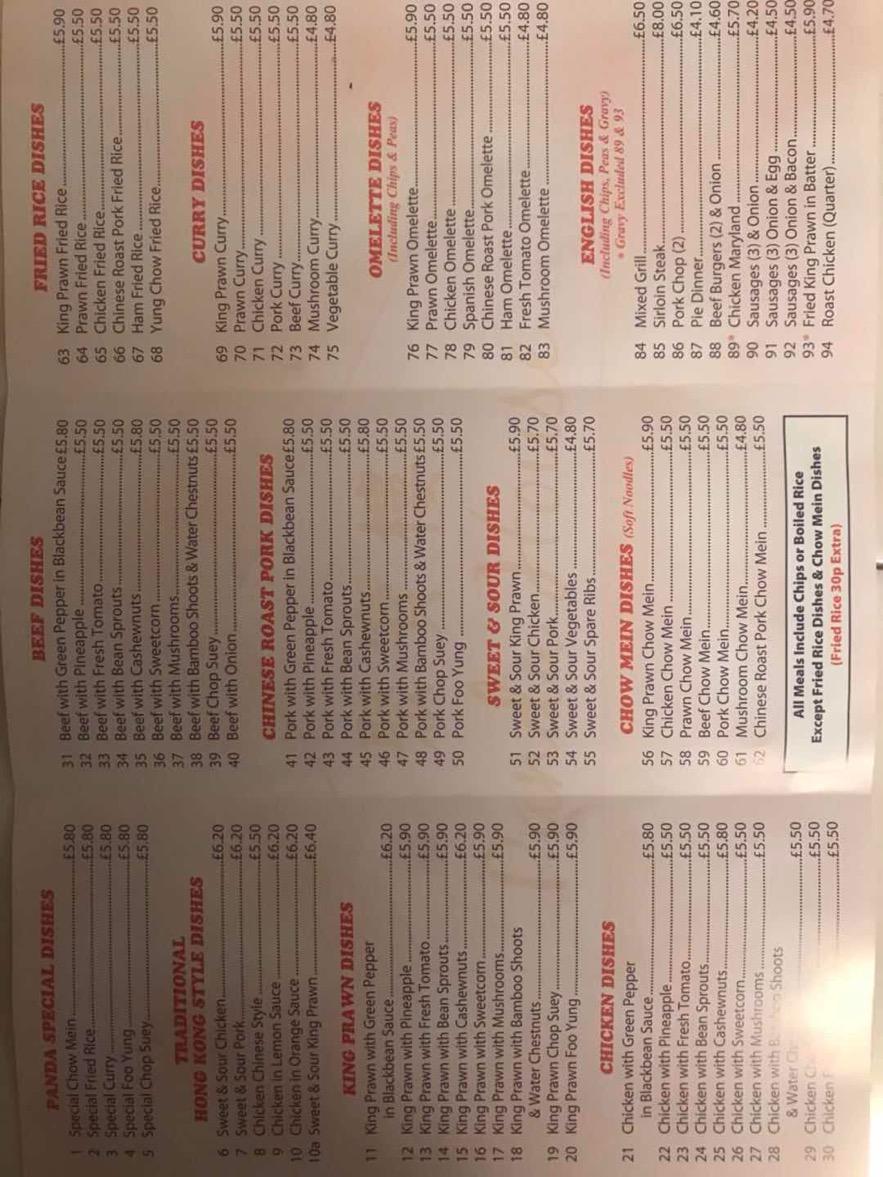 image.title Panda House Menu