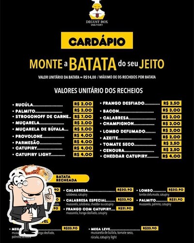 Aqui está a publicidade do Degust Box