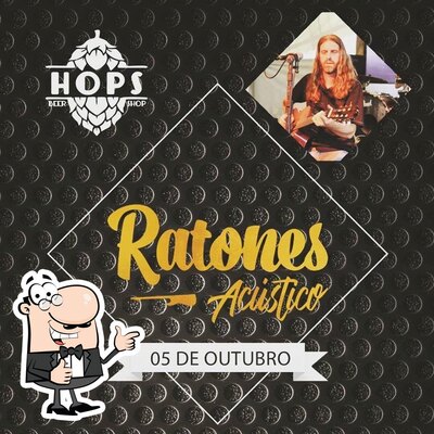 A publicidade mostra informações sobre o Hops Cervejas Artesanais