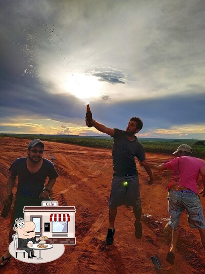 Desfrute da vista da área externa do Bar do Jair