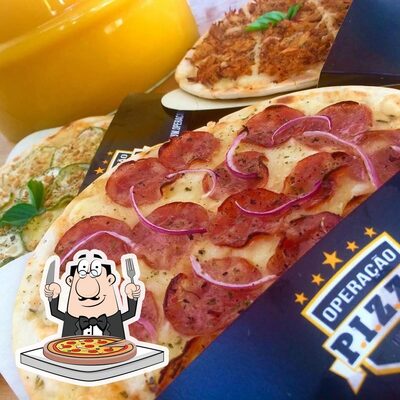 No Operação Pizza, você pode pedir pizza