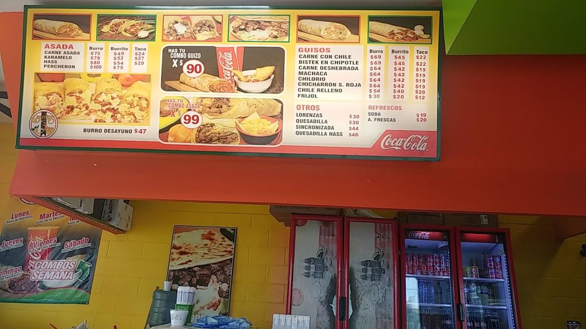 Carta del restaurante Burritos Hass Plaza Tec, Heroica Nogales