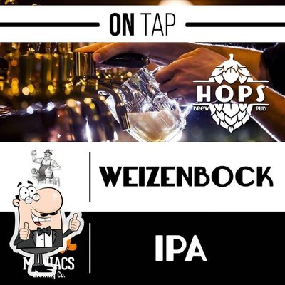 Aqui está a publicidade do Hops Cervejas Artesanais