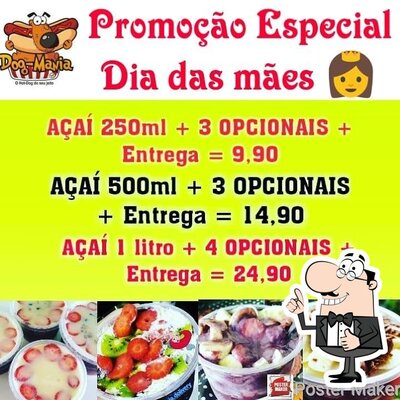 A publicidade apresenta informações sobre o DOG MANIA