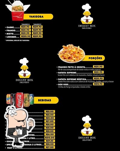 Leia as informações sobre o Degust Box