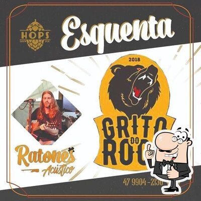 Aqui está a publicidade do Hops Cervejas Artesanais