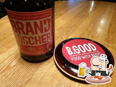 Puoi goderti un rinfrescante bicchiere di birra chiara o scura