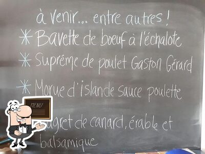 Découvrez les formules du jour sur le tableau