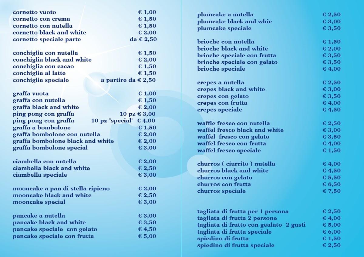 Menu di GraniGel 