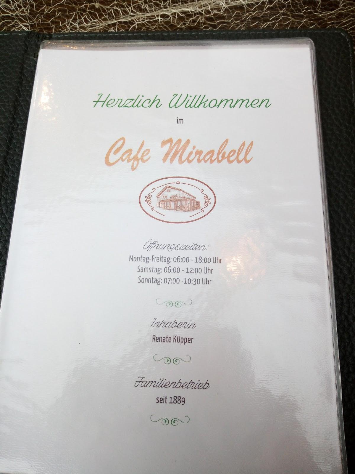 Bäckerei Freudenstein - Café Mirabell menü