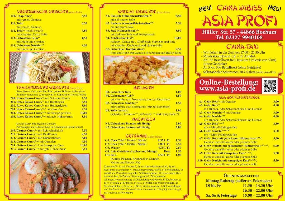Venloer Imbiss - Asia China Imbiss Speisekarte von China Imbiss Asia Profi pub & Bar, Bochum