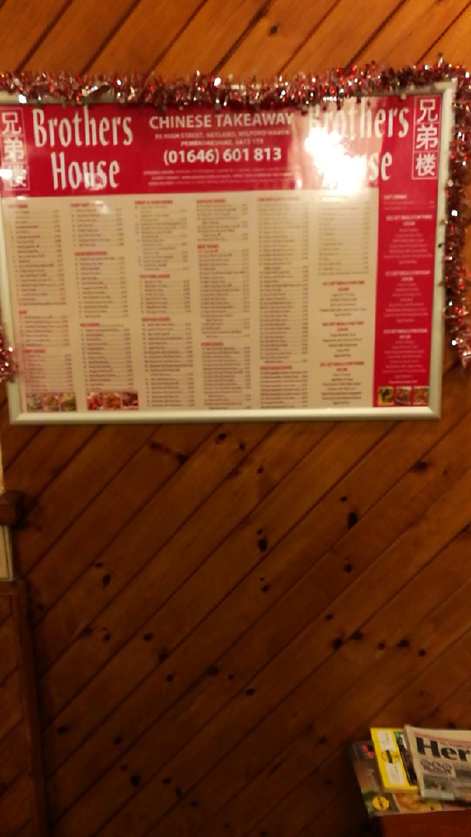 Menu at Neyland Chinese Takeaway fast food, Neyland