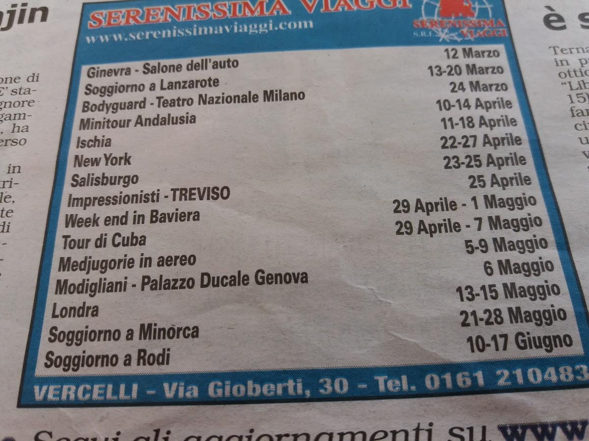 Menu di Bar il chiosco 
