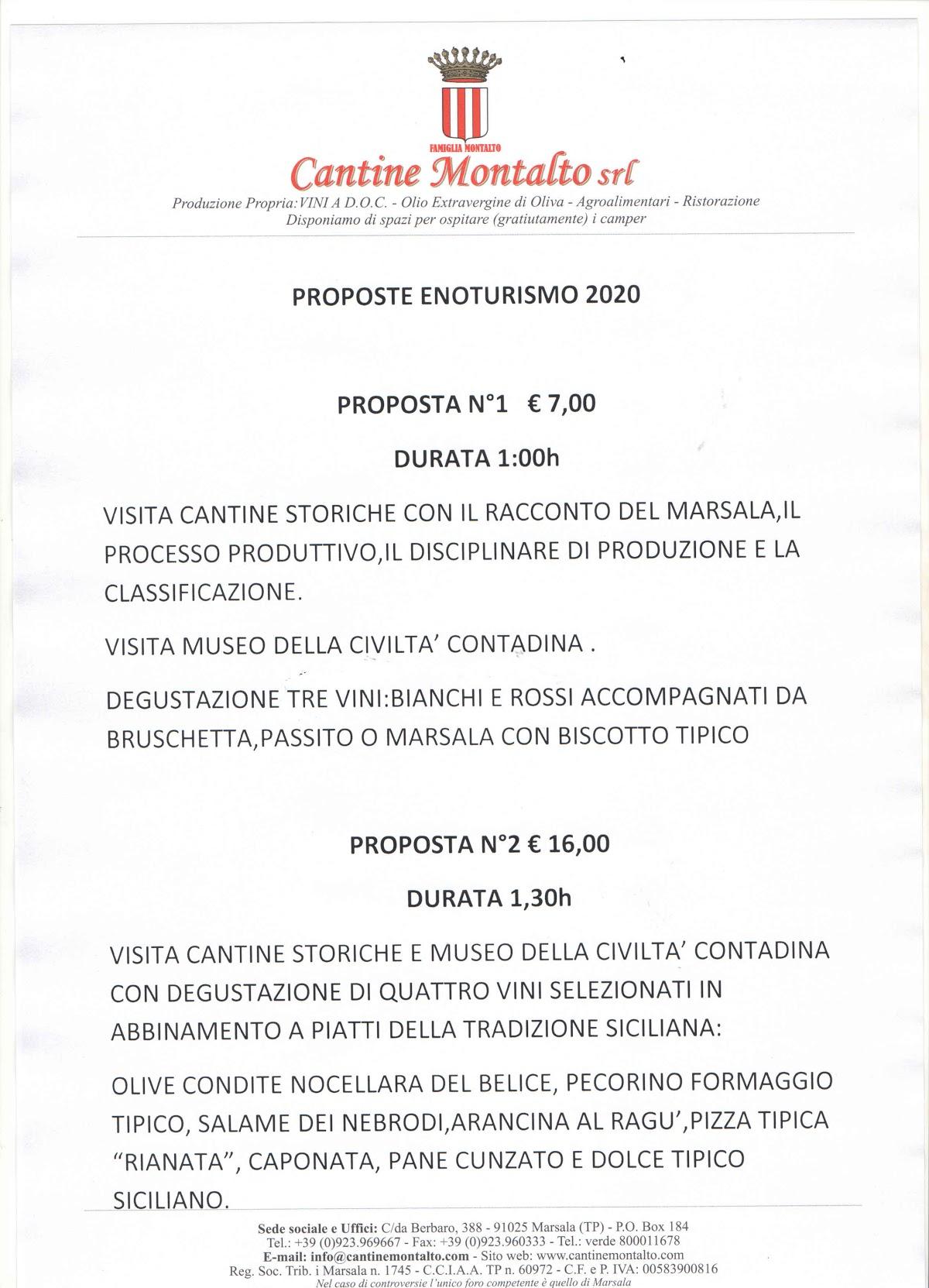 Menu di Enomuseum 
