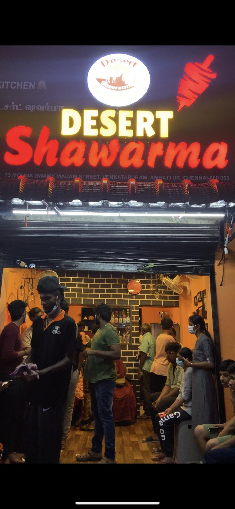 Desert shawarma ambattur, Chennai Restaurant menu and reviews