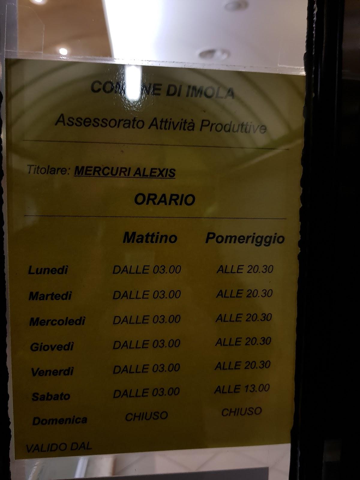 Menu di Bar Industria 
