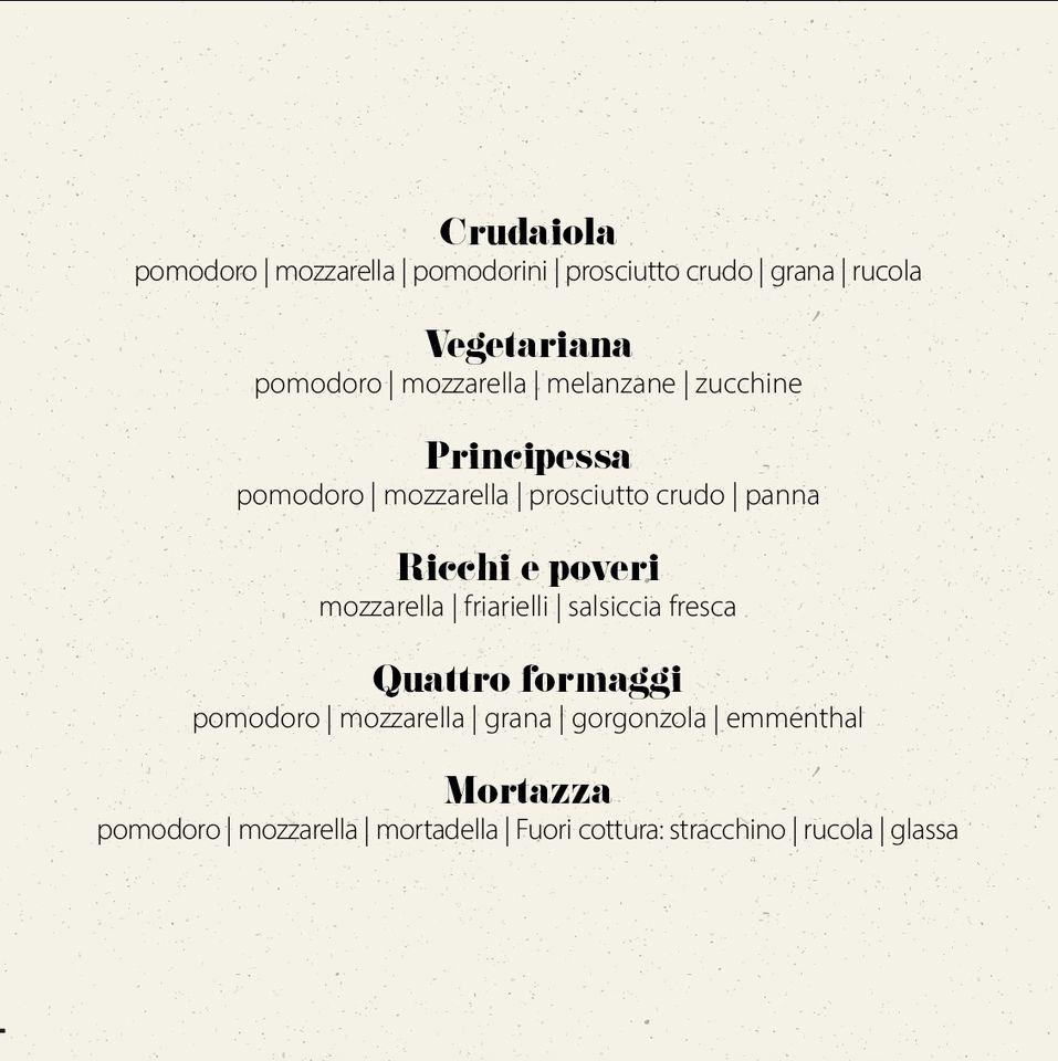 Menu di Cavese 