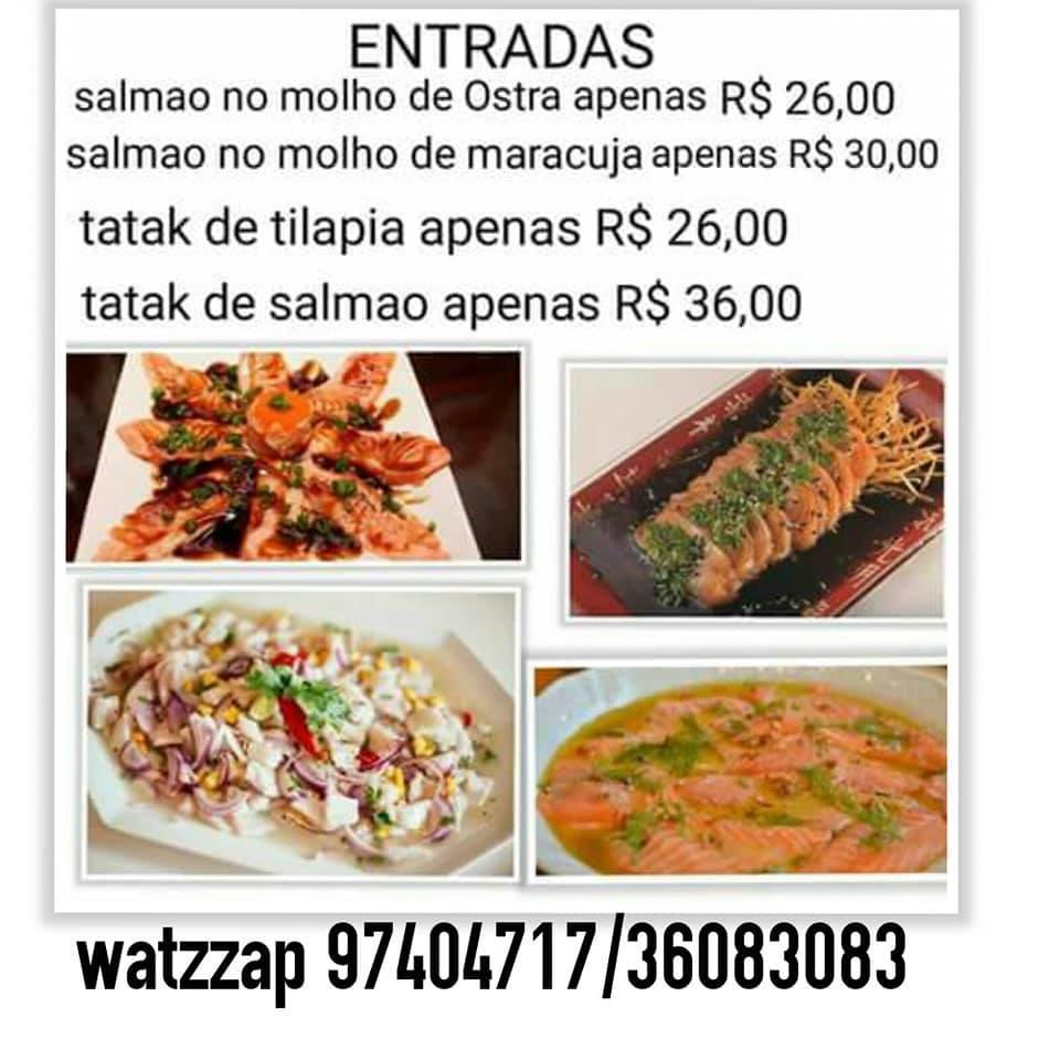 Ninja Sushi Fazenda Rio Grande PR cardápio