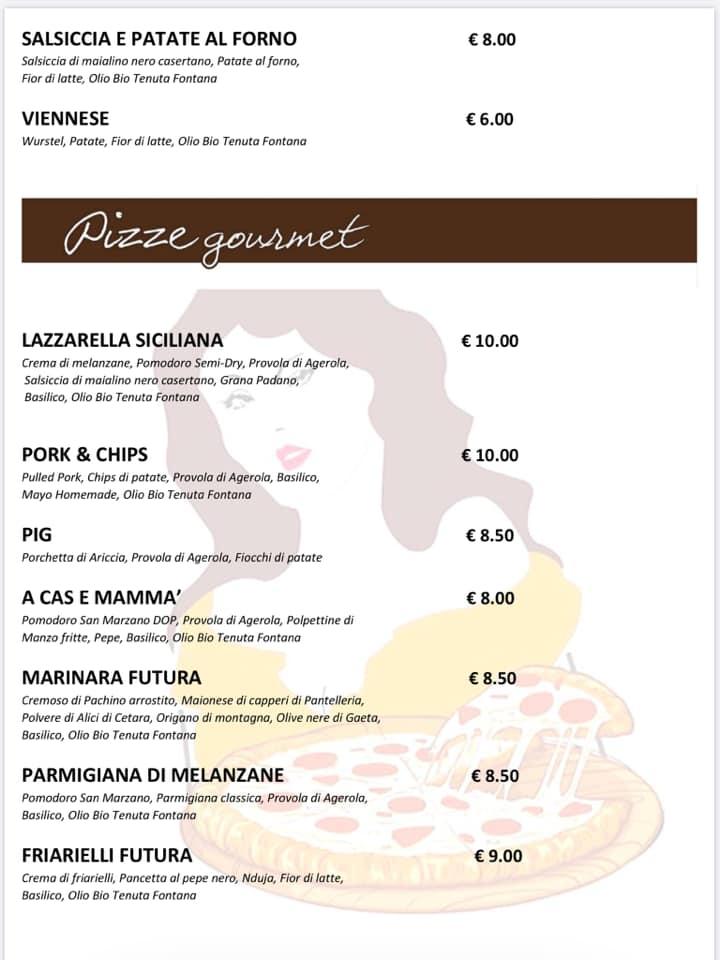 Menu di Lazzarella Ristorante Pizzeria 