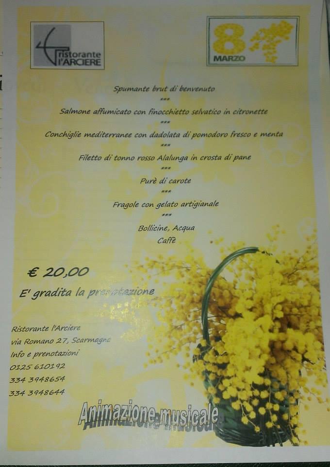 Menu di Ristorante L'Arciere 
