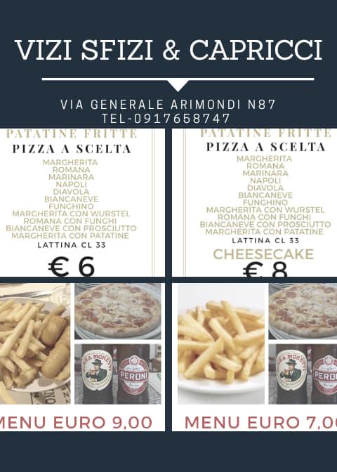Menu di Vizi Sfizi & Capricci - Original Page 