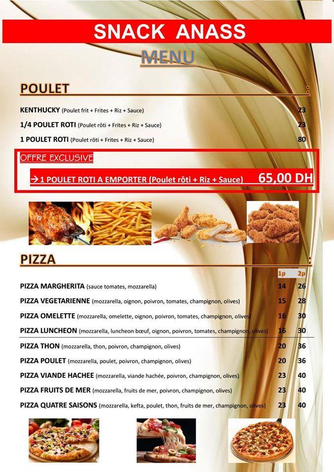 Carta de Snack anas 2