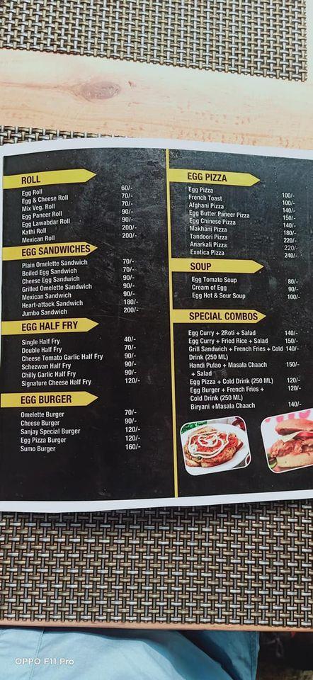 Menu at Egg Dee Restaurant Chomu, Chomu