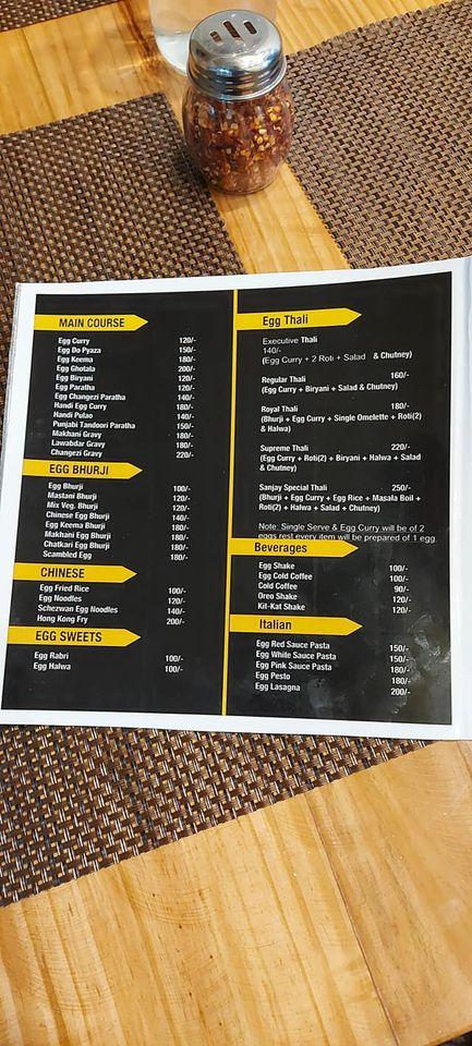 Menu at Egg Dee Restaurant Chomu, Chomu