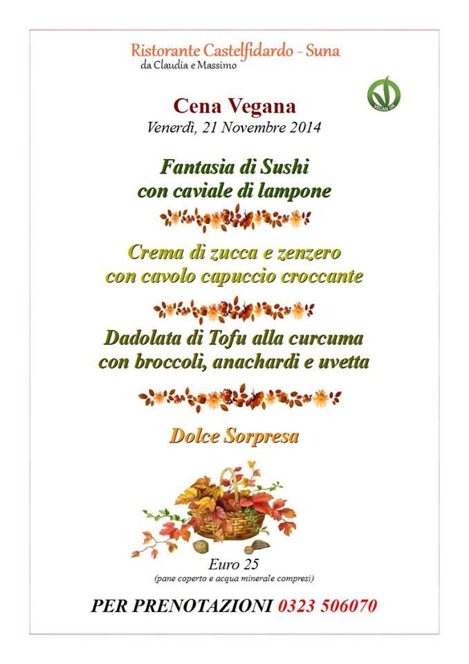 Menu di Ristorante Castelfidardo 