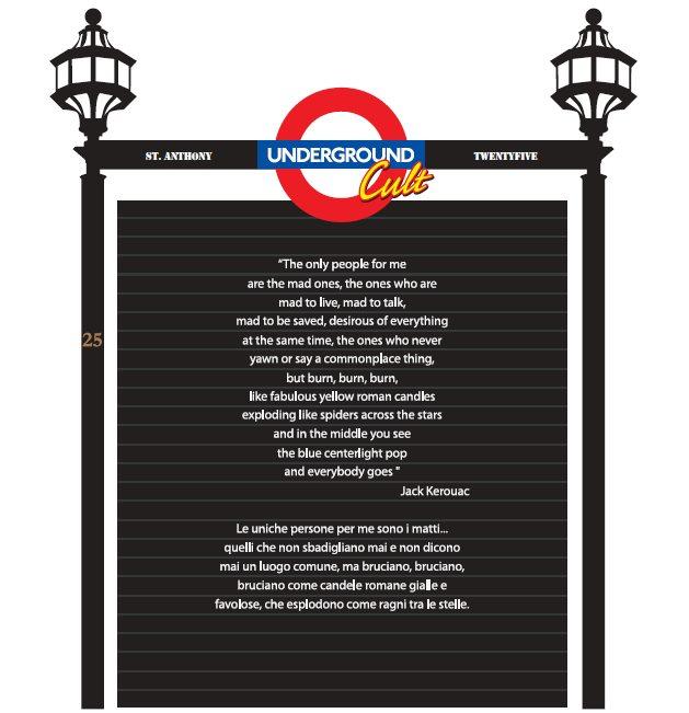 Menu di Underground Cult 