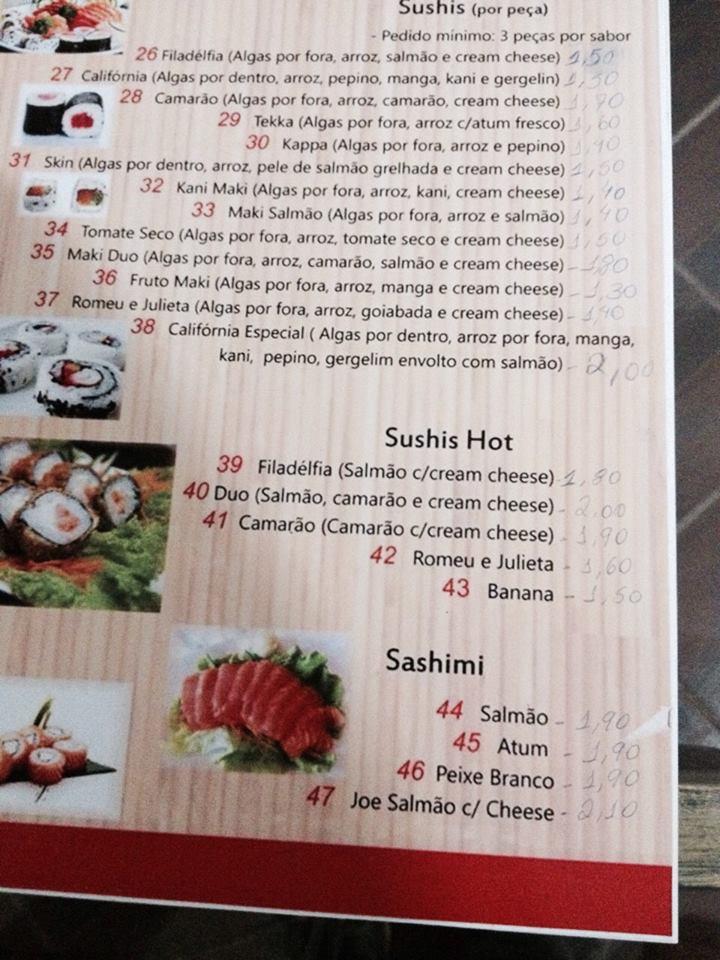 Carta de Point do Chopp