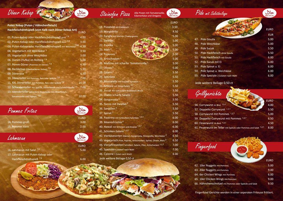 Antepia Riedlingen menu