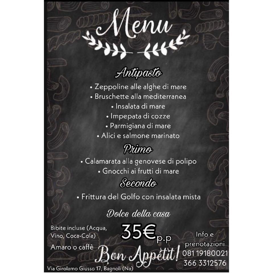 Menu di Classe90 Restaurant 