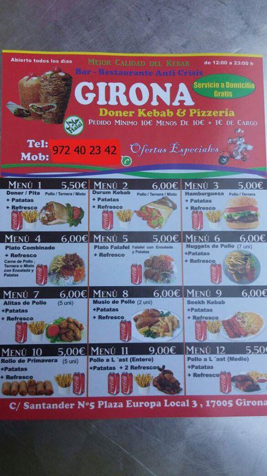 Holacomida menu