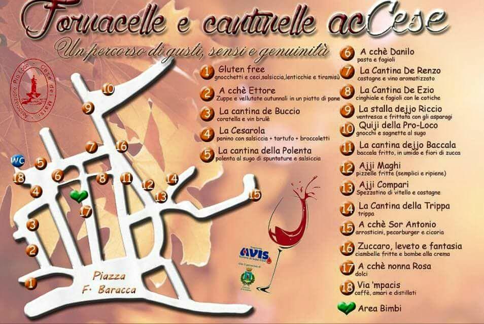 Menu di A 'cche Ettore Le Cese 