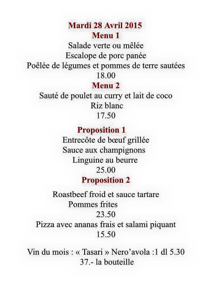 Menu di Central 