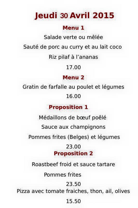 Menu di Central 