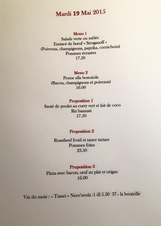 Menu di Central 